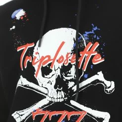 Felpa In Cotone 777 Con Cappuccio E Stampa Con Teschio -Lacoste shop 421fa26cabfd4378ef4fe37bce07d282