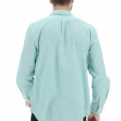 Camicia Casual Lee Uomo In Misto Lino E Cotone Con Taschino Tinta Unita -Lacoste shop 444988680090fdfe5fae91c0d87a565e