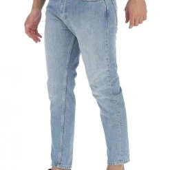 Pont Denim Jeans Carrot Fit Lavaggio Chiaro