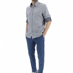 EKS Camicai Uomo èks Botton Up In Tessuto Operato -Lacoste shop 452de4fb2ce76394a2442696e50cc32b
