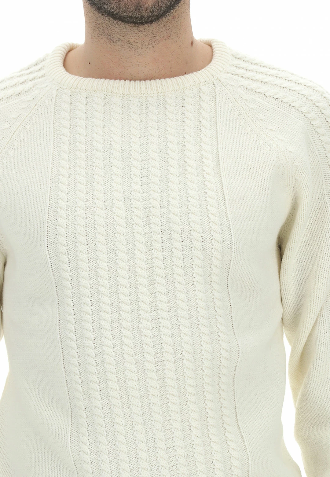 Smiling London Maglione Aff In Girocollo Con Lavorazione A Treccia Uomo 6 Smiling London Maglione Aff In Girocollo Con Lavorazione A Treccia Uomo - immagine 4