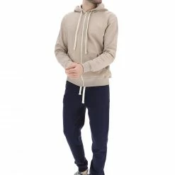 Felpa Con Zip Garzata Age Cappuccio Tinta Unita -Lacoste shop 467d61d8f8436579668b0cefc6ad13fa