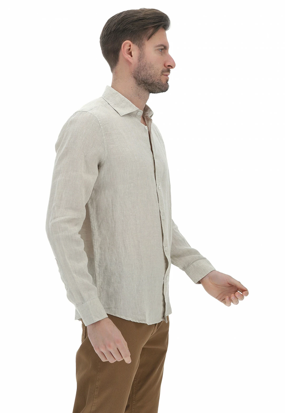 Camicia Manica Lunga In Lino Age Uomo 4 Camicia Manica Lunga In Lino Age Uomo - immagine 2