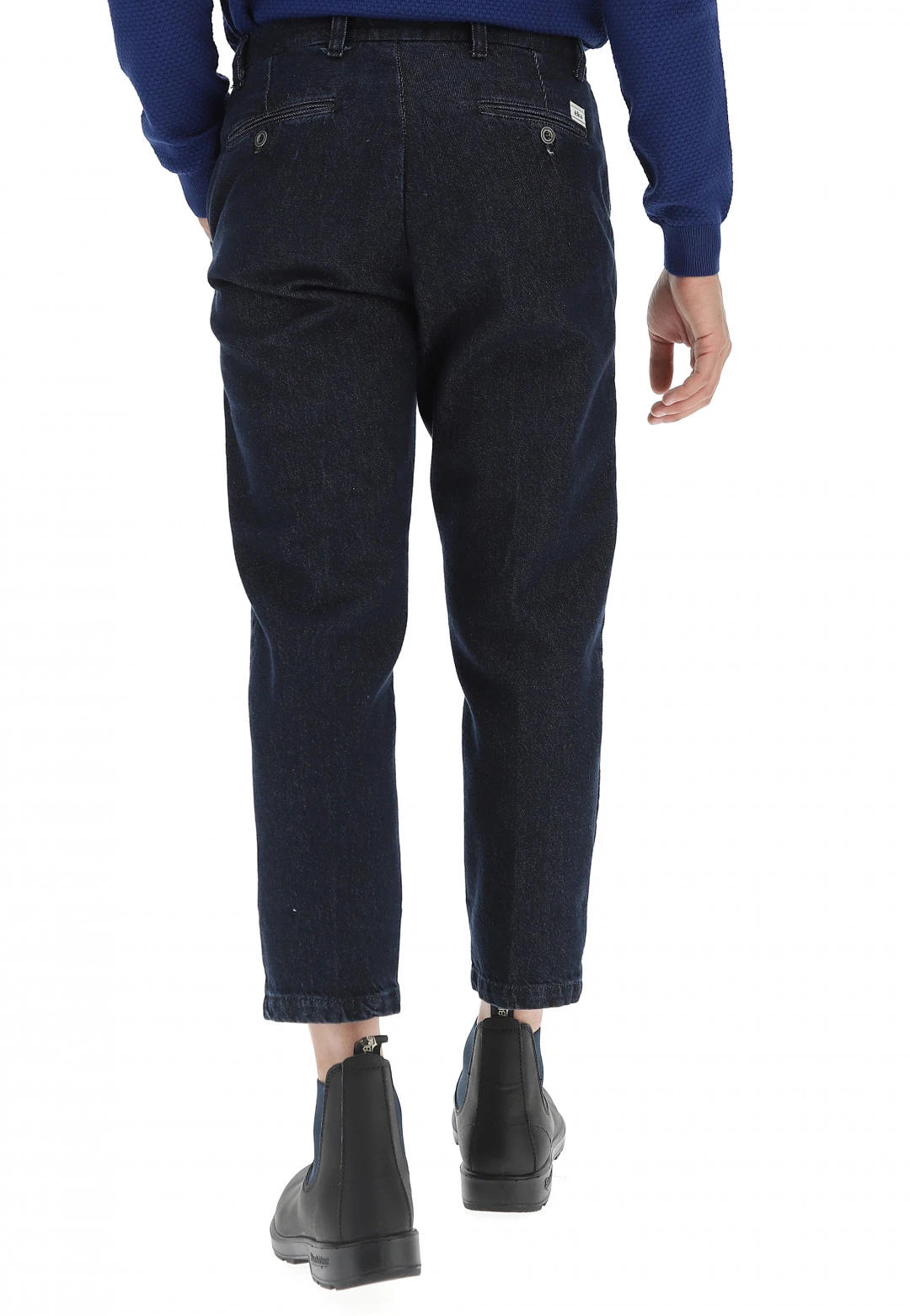 EKS Pantalone Denim Stretch Taglio Chino èks 5 EKS Pantalone Denim Stretch Taglio Chino èks - immagine 3