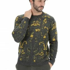 8.9 OTTOPUNTONOVE Girocollo Fantasia Bicolor 8.9 Uomo