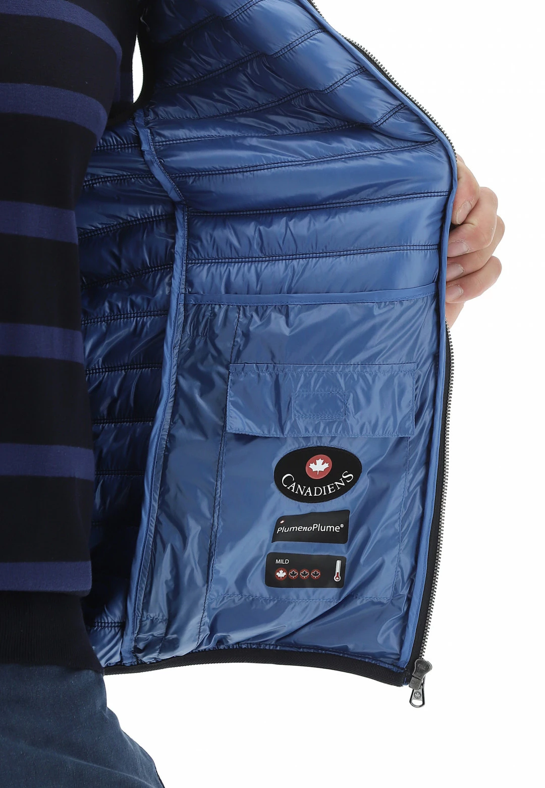 Gilet Imbottito Leggero Canadiens Uomo Full Zip 8 Gilet Imbottito Leggero Canadiens Uomo Full Zip - immagine 6