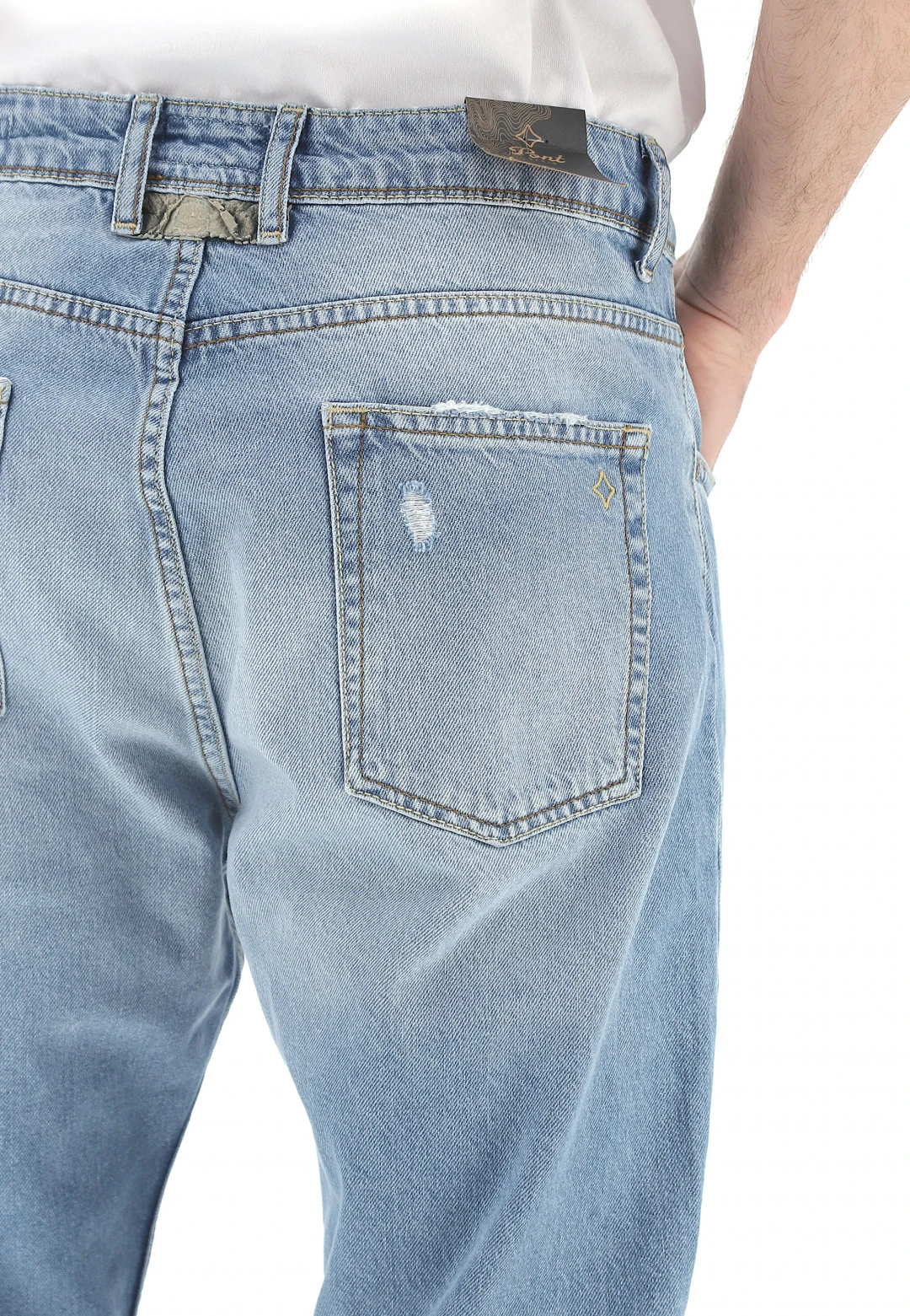 Pont Denim Jeans Pont Cropped Fit Uomo 6 Pont Denim Jeans Pont Cropped Fit Uomo - immagine 4