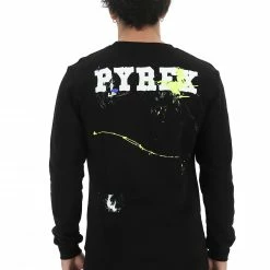 Felpa Girocollo Pyrex Uomo Made In Italy Con Scritta Logo Spruzzata 9 Felpa Girocollo Pyrex Uomo Made In Italy Con Scritta Logo Spruzzata -Lacoste shop 49c0b252610e22328e3d6edd89eaa97f