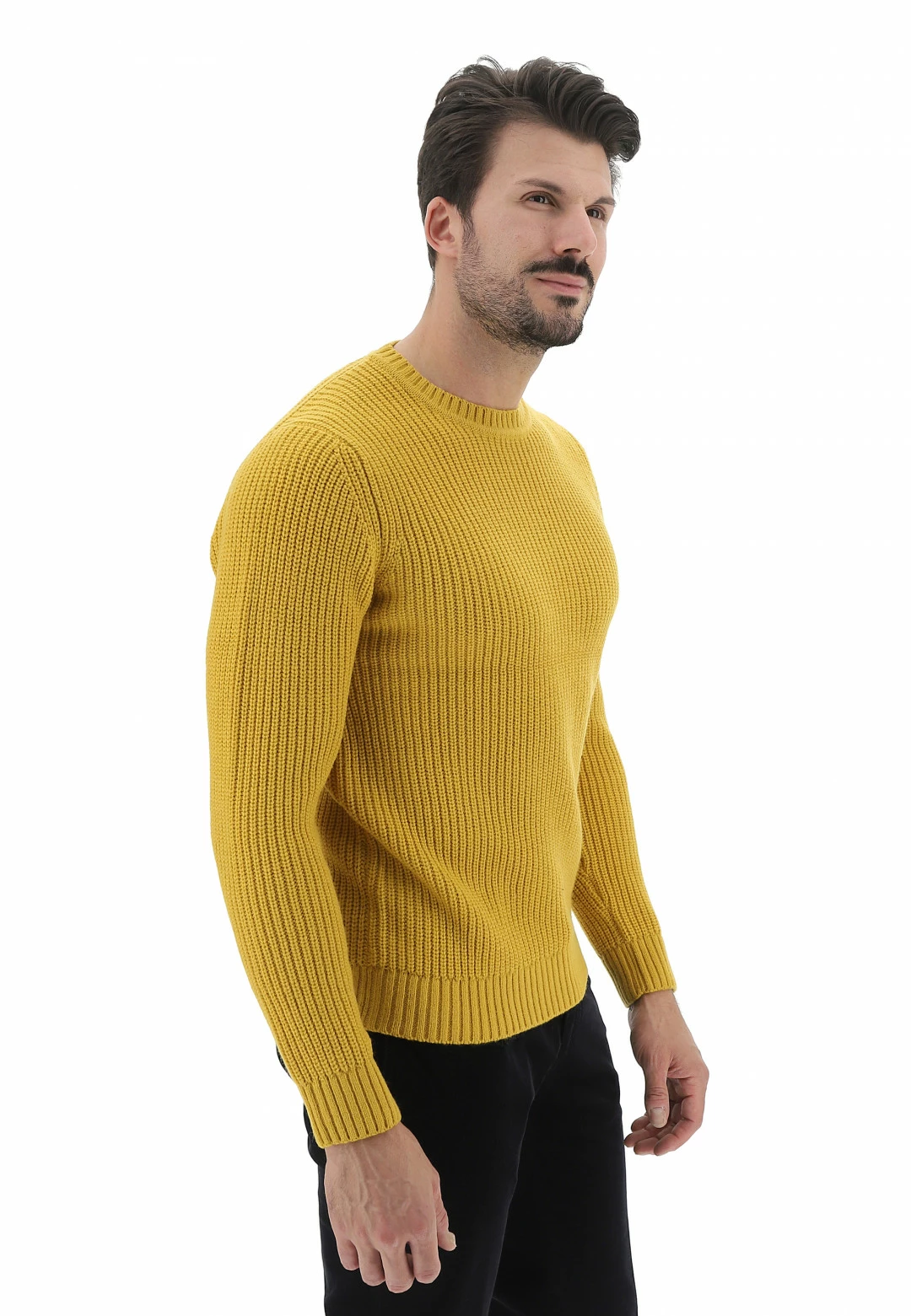 Maglione Girocollo Lavorato Age Misto Lana Uomo 4 Maglione Girocollo Lavorato Age Misto Lana Uomo - immagine 2