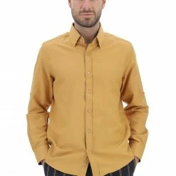 EKS Camicia Operata Tinta Unita èks Uomo