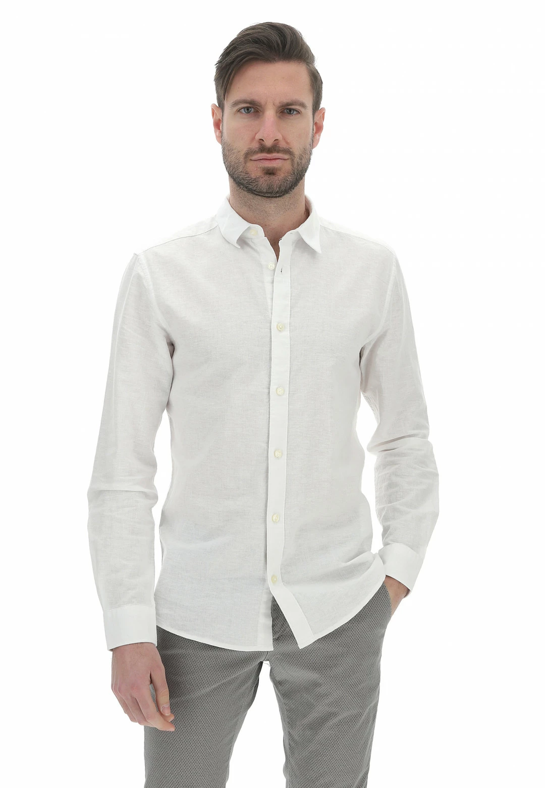 ONLY E SONS Camicia Only & Sons Misto Lino Art. 22012321 3 ONLY E SONS Camicia Only & Sons Misto Lino Art. 22012321