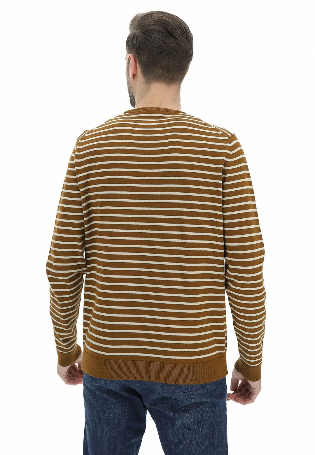 ONLY E SONS Maglioncino Girocollo Rigato In Cotone Only&sons Uomo 10 ONLY E SONS Maglioncino Girocollo Rigato In Cotone Only&sons Uomo - immagine 8