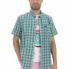 Camicia Manica Corta Lee Uomo A Quadri Con Taschino Sul Petto -Lacoste shop 4aec8d30a0b830fba515702db17b89bf