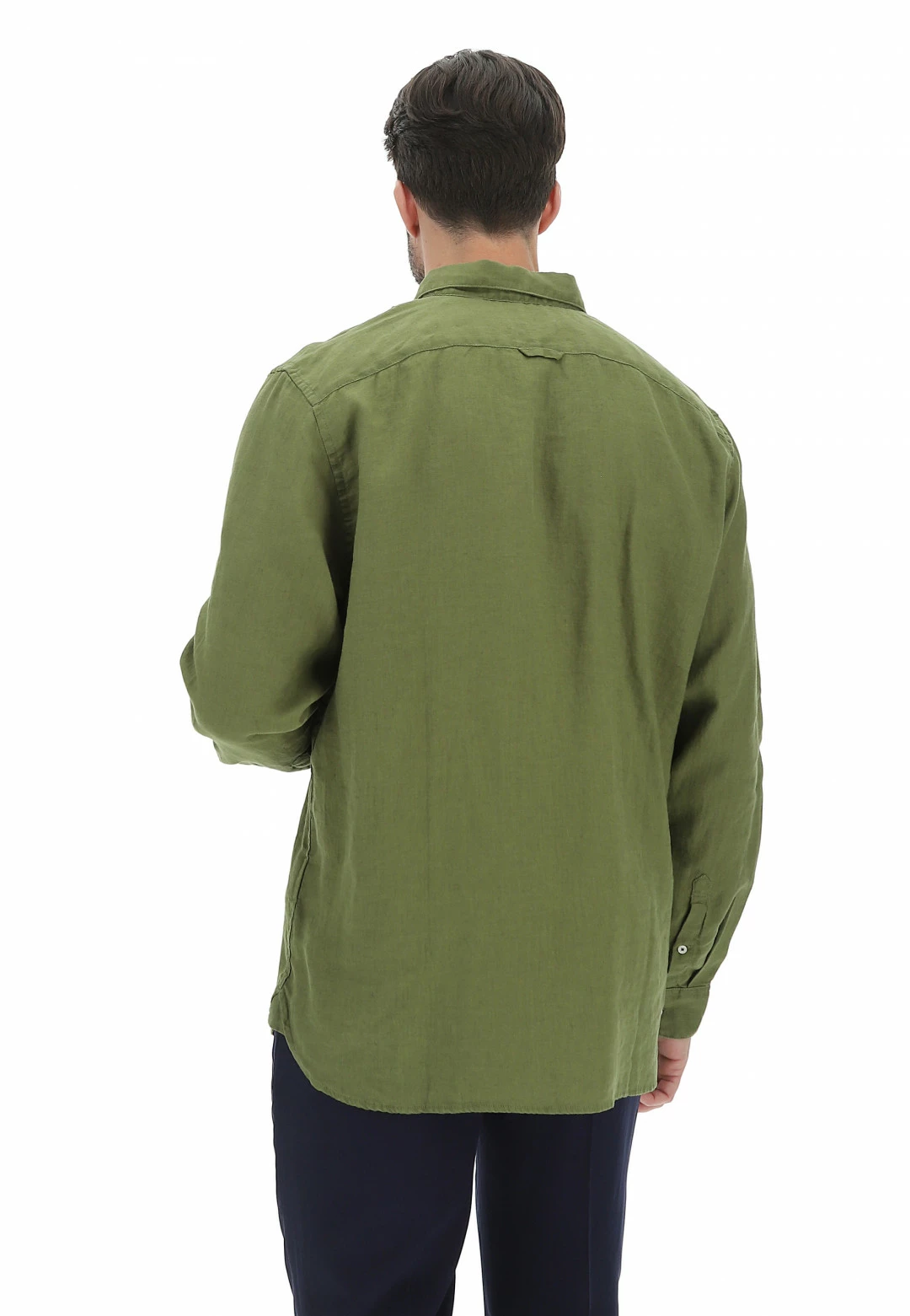 Camicia Timberland Uomo In Lino Con Logo Ricamato Tono Su Tono 15 Camicia Timberland Uomo In Lino Con Logo Ricamato Tono Su Tono - immagine 13