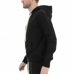 Felpa Con Zip Garzata Age Cappuccio Tinta Unita -Lacoste shop 4c4f88bbf891b383f0405e294eee0be8