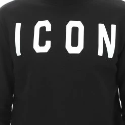 Felpa Girocollo Icon Uomo In Cotone Con Logo Grande Stampato -Lacoste shop 4c74257d0b61297293be140d4f903df2