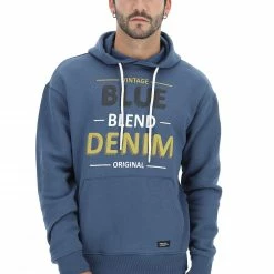 Felpa Con Cappuccio Blend Stampa Scritta