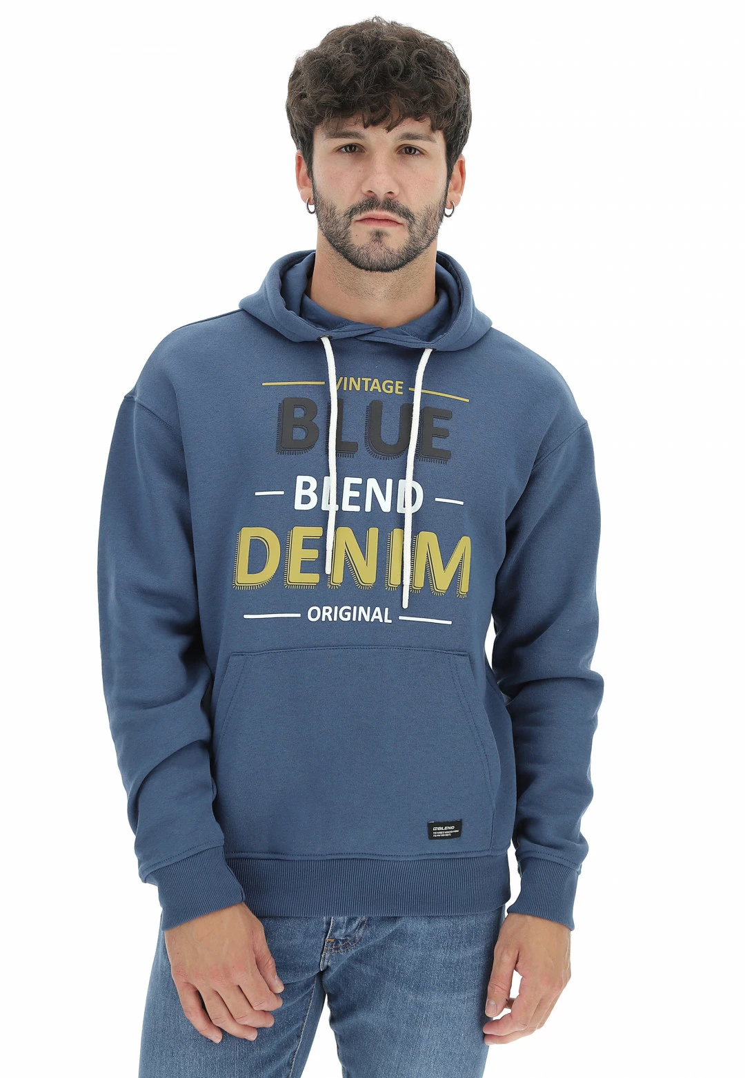 Felpa Con Cappuccio Blend Stampa Scritta 3 Felpa Con Cappuccio Blend Stampa Scritta