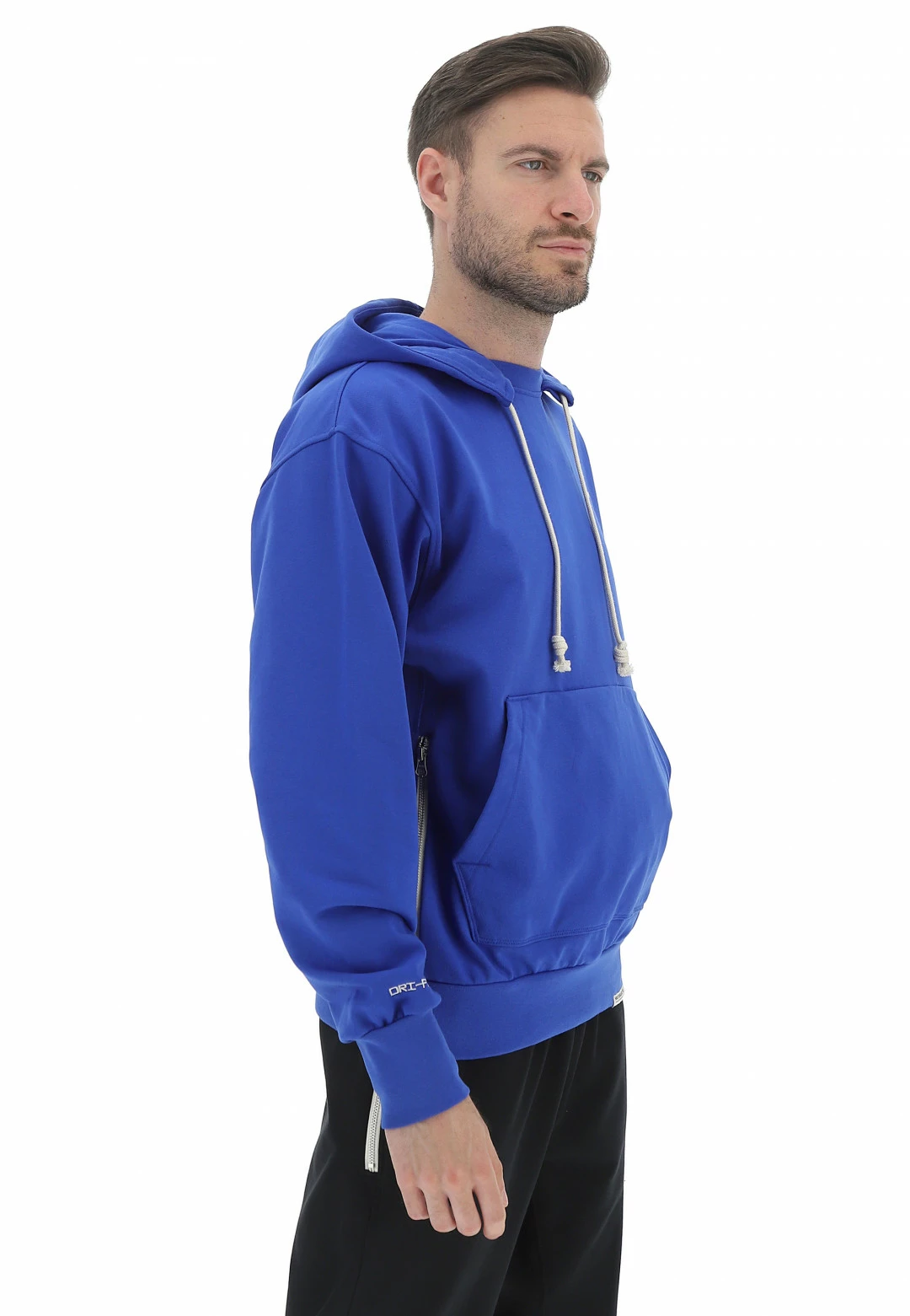 Felpa Con Cappuccio Nike Uomo Con Logo Tasca A Marsupio E Zip Laterale 15 Felpa Con Cappuccio Nike Uomo Con Logo Tasca A Marsupio E Zip Laterale - immagine 13