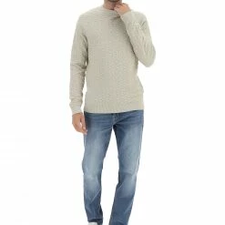 ONLY E SONS Girocollo Uomo Only&sons In Fantasia Geometrica All Over Tono Su Tono -Lacoste shop 4ee7ca63aaa87037102b2c1aa83f7145