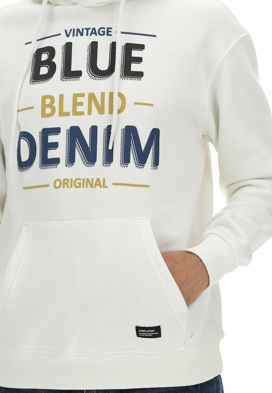 Felpa Con Cappuccio Blend Stampa Scritta 11 Felpa Con Cappuccio Blend Stampa Scritta - immagine 9