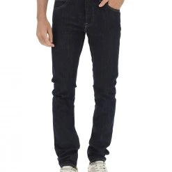 Jeans Uomo Lee Mod. Luke Slim Tapered Fit Con Cuciture A Contrasto -Lacoste shop 50982b03be704304482db4a7308f8b23