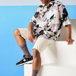 ONLY E SONS Camicia Manica Corta Fantasia Astratta Only & Sons -Lacoste shop 523341e1892dc7a9ff585abf5a675990