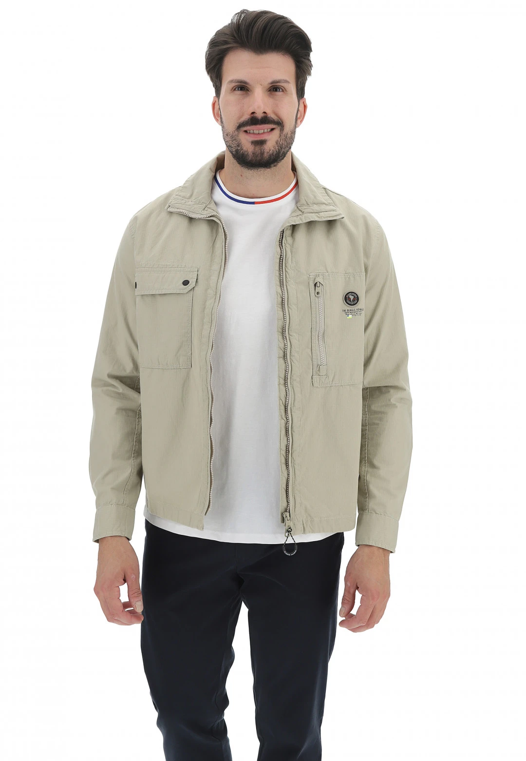 Giubbino In Cotone Cape Horn Full Zip Con Tasche Frontali 3 Giubbino In Cotone Cape Horn Full Zip Con Tasche Frontali