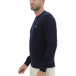 Girocollo Lacoste Uomo Ah2193 In Cotone Tinta Unita -Lacoste shop 5296ef835f5ff53aeec1cd4e133618d1