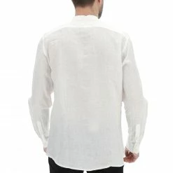 Camicia Age Uomo Con Collo Coreana 100% Lino Tinta Unita 9 Camicia Age Uomo Con Collo Coreana 100% Lino Tinta Unita -Lacoste shop 535a57e0806a594ff03c1dbb54cfefc0