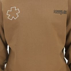 Felpa Girocollo Felpata Comme Des Fuckdown Con Logo Fronte E Retro -Lacoste shop 54ca69a769df2cff9faa152c8a222dc3