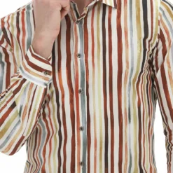 Camicia In Cotone Fantasia Tupertu Uomo -Lacoste shop 552e89efe117a5c987ad434c65c21a43