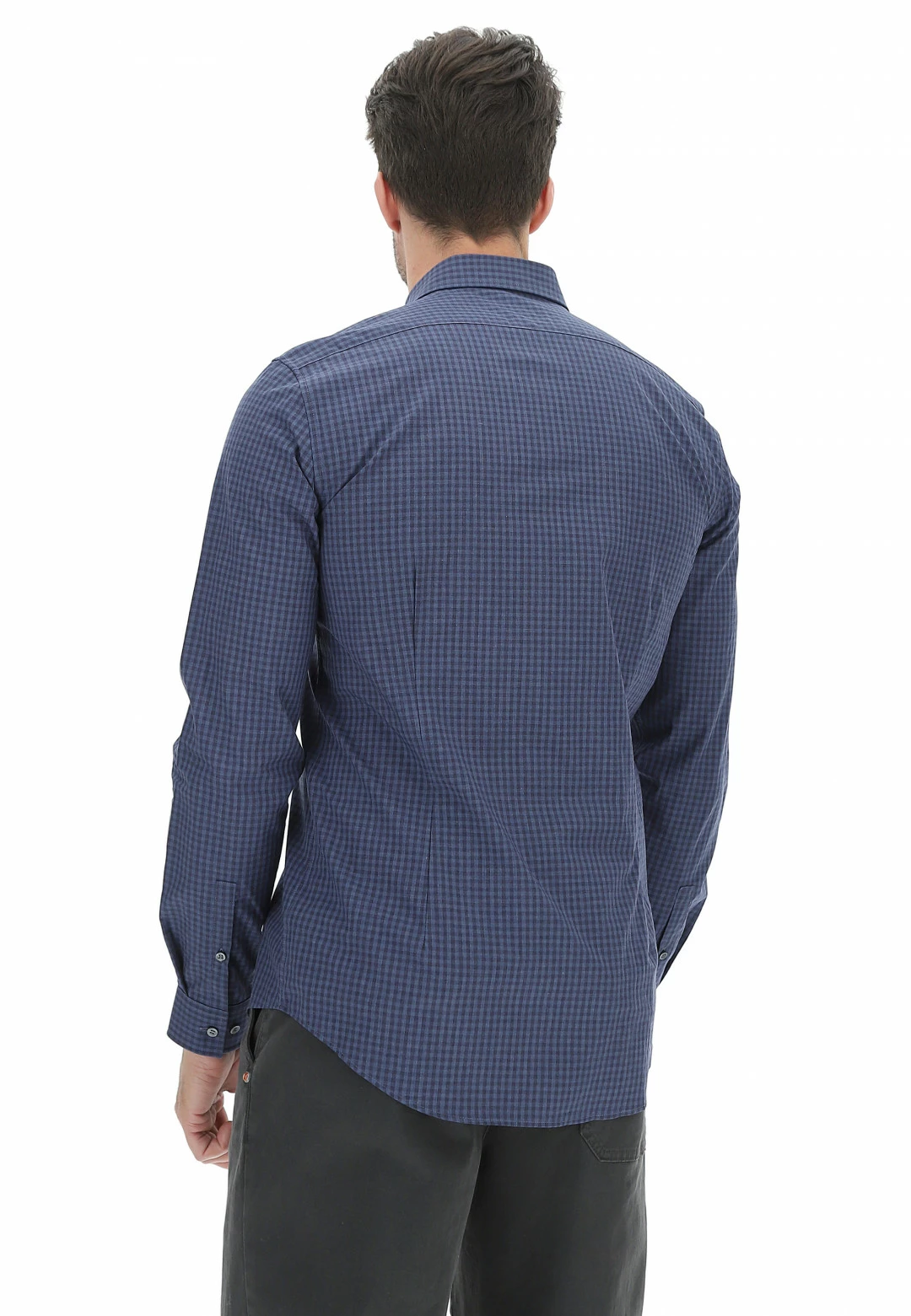 Camicia Micro Quadrettata Calvin Klein K10k107897 5 Camicia Micro Quadrettata Calvin Klein K10k107897 - immagine 3