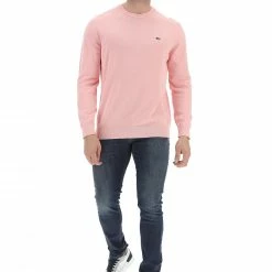 Maglioncino Girocollo Lacoste Uomo Tinta Unita Con Logo A Contrasto Sul Petto 24 Maglioncino Girocollo Lacoste Uomo Tinta Unita Con Logo A Contrasto Sul Petto -Lacoste shop 556f5692828680bb52855214bee7b406