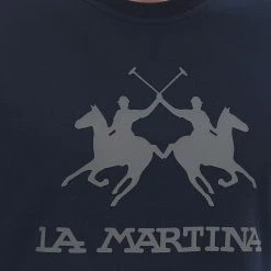 Felpa Girocollo La Martina Con Logo Grande Gommato In Rilievo -Lacoste shop 55896de94b190b08353694f2bca3d573