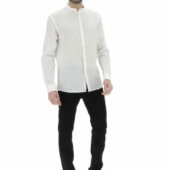 Camicia Age Uomo Con Collo Coreana 100% Lino Tinta Unita 11 Camicia Age Uomo Con Collo Coreana 100% Lino Tinta Unita -Lacoste shop 55a2cd50907e52dcffa949f51463a5e5