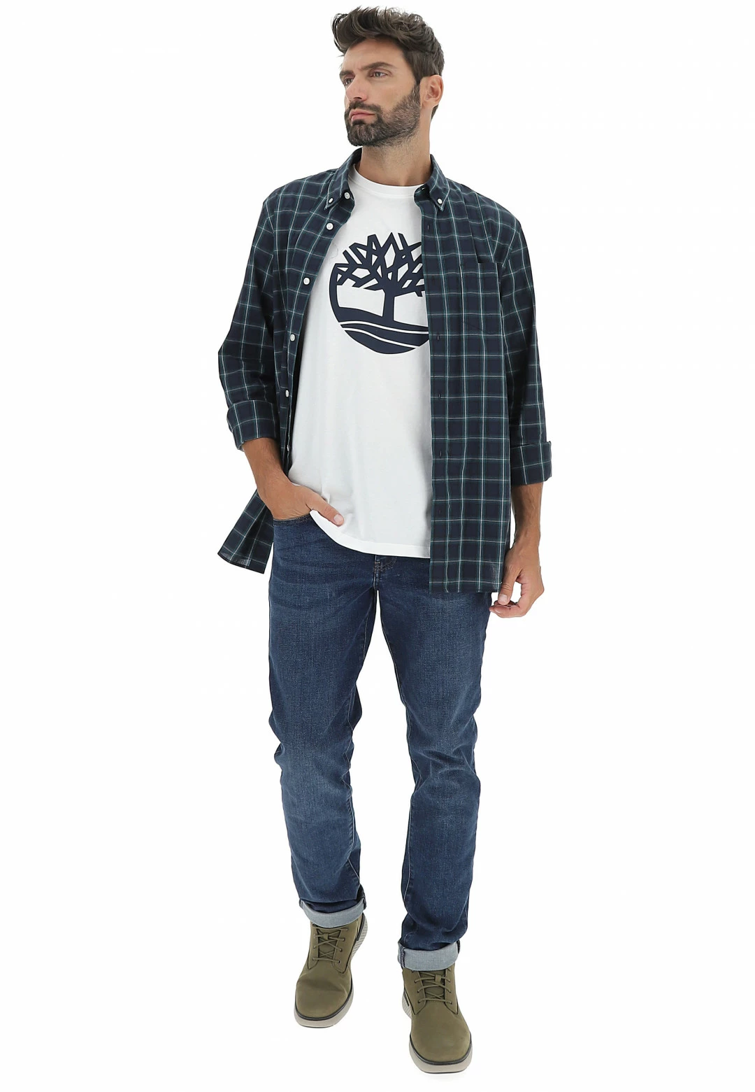 Camicia Timberland Uomo A Quadri 7 Camicia Timberland Uomo A Quadri - immagine 5
