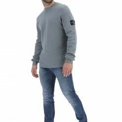 Calvin Klein Jeans Maglioncino Calvin Klein Jenas Uomo In Cotone Piquet Con Patch Applicata -Lacoste shop 56a1846630d2e0aa2027d3a55aa865e3
