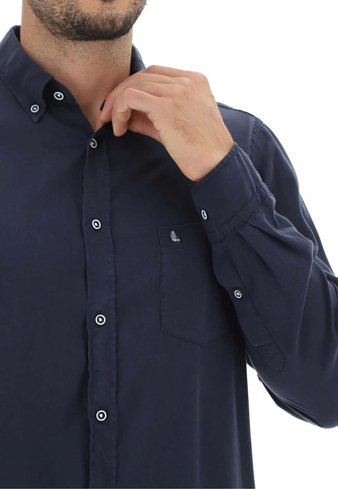 ROTTE MEDITERRANEE Camicia Tencel Rotte Di Mare Art.francotence 7 ROTTE MEDITERRANEE Camicia Tencel Rotte Di Mare Art.francotence - immagine 5