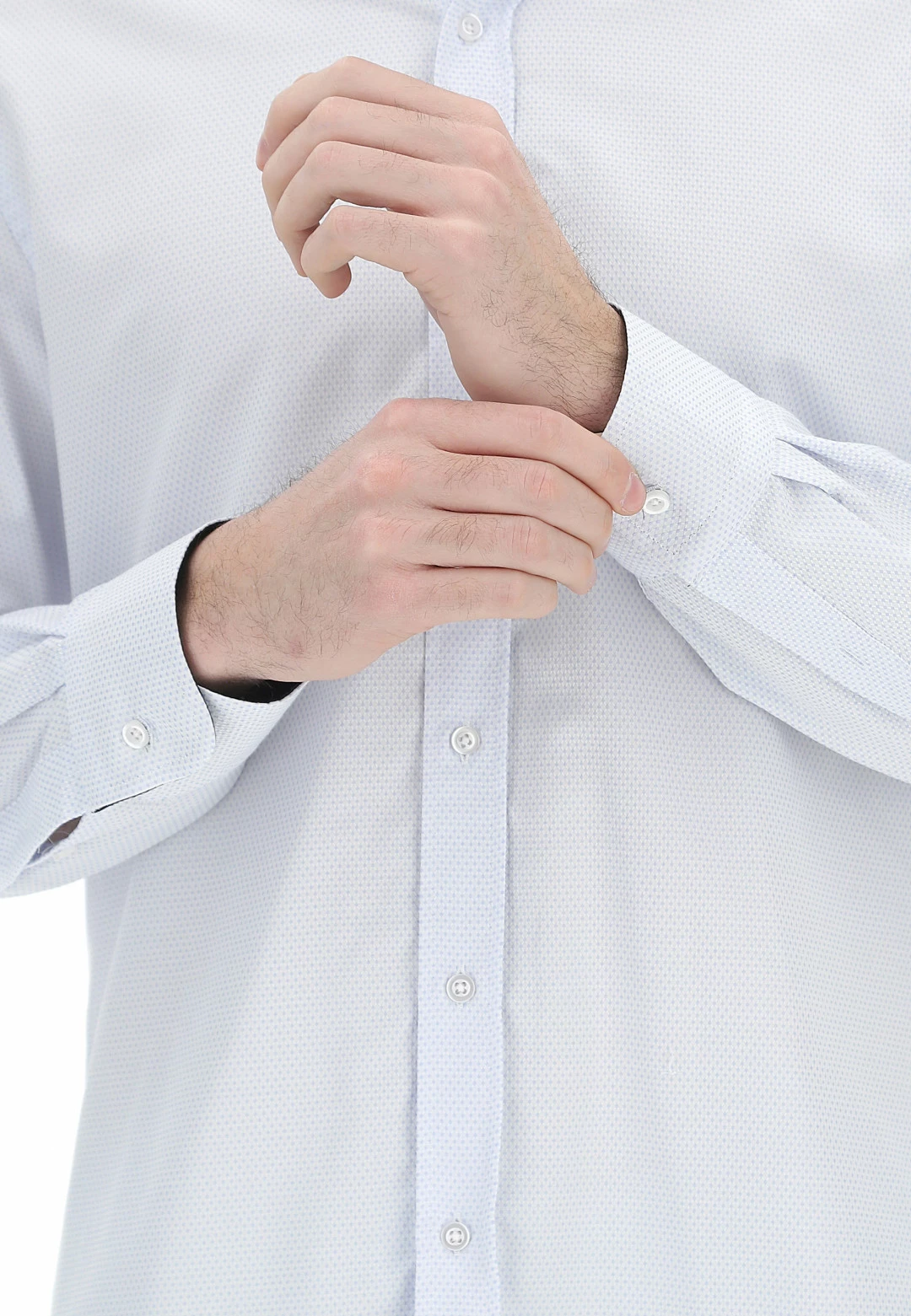 EKS Camicia Fashion èks Uomo Slim Fit Con Microfantasia All Over 7 EKS Camicia Fashion èks Uomo Slim Fit Con Microfantasia All Over - immagine 5