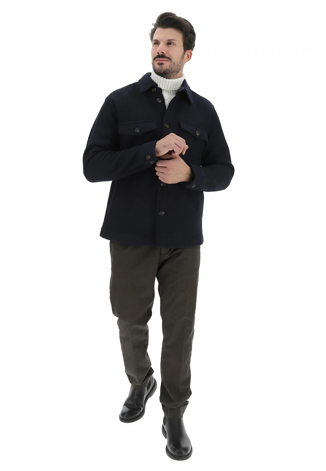 Cappotto Corto Fynch-hatton In Lana Cotta 6 Cappotto Corto Fynch-hatton In Lana Cotta - immagine 4