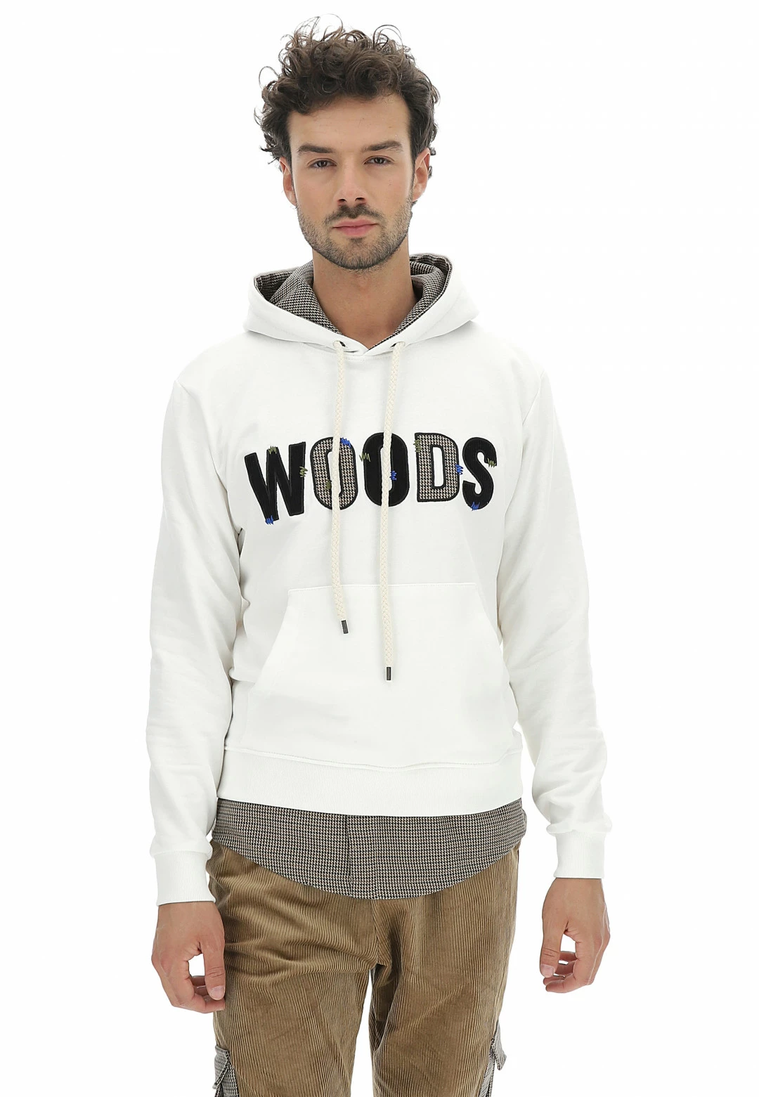 8.9 OTTOPUNTONOVE Felpa Con Cappuccio Scritta Ricami E Tessuti 9 8.9 OTTOPUNTONOVE Felpa Con Cappuccio Scritta Ricami E Tessuti - immagine 7