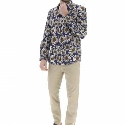 8.9 OTTOPUNTONOVE Camicia Uomo 8.9 In Fantasia All Over Slim Fit -Lacoste shop 5a867f72be162e2b9e49015cf3f913ef