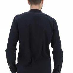 8.9 OTTOPUNTONOVE Camicia 8.9 Collo Coreana Con Tessuto Rigato Tinta Unita -Lacoste shop 5add559c821b3dde830b21996b481485