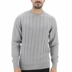 MORGANO Girocollo In Lana Merino Trecce