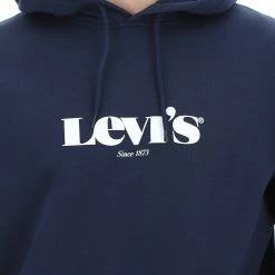 Felpa Garzata Con Cappuccio Levi's New Scritta -Lacoste shop 5d7aecea1d99e25244e4a7baac3bbb32