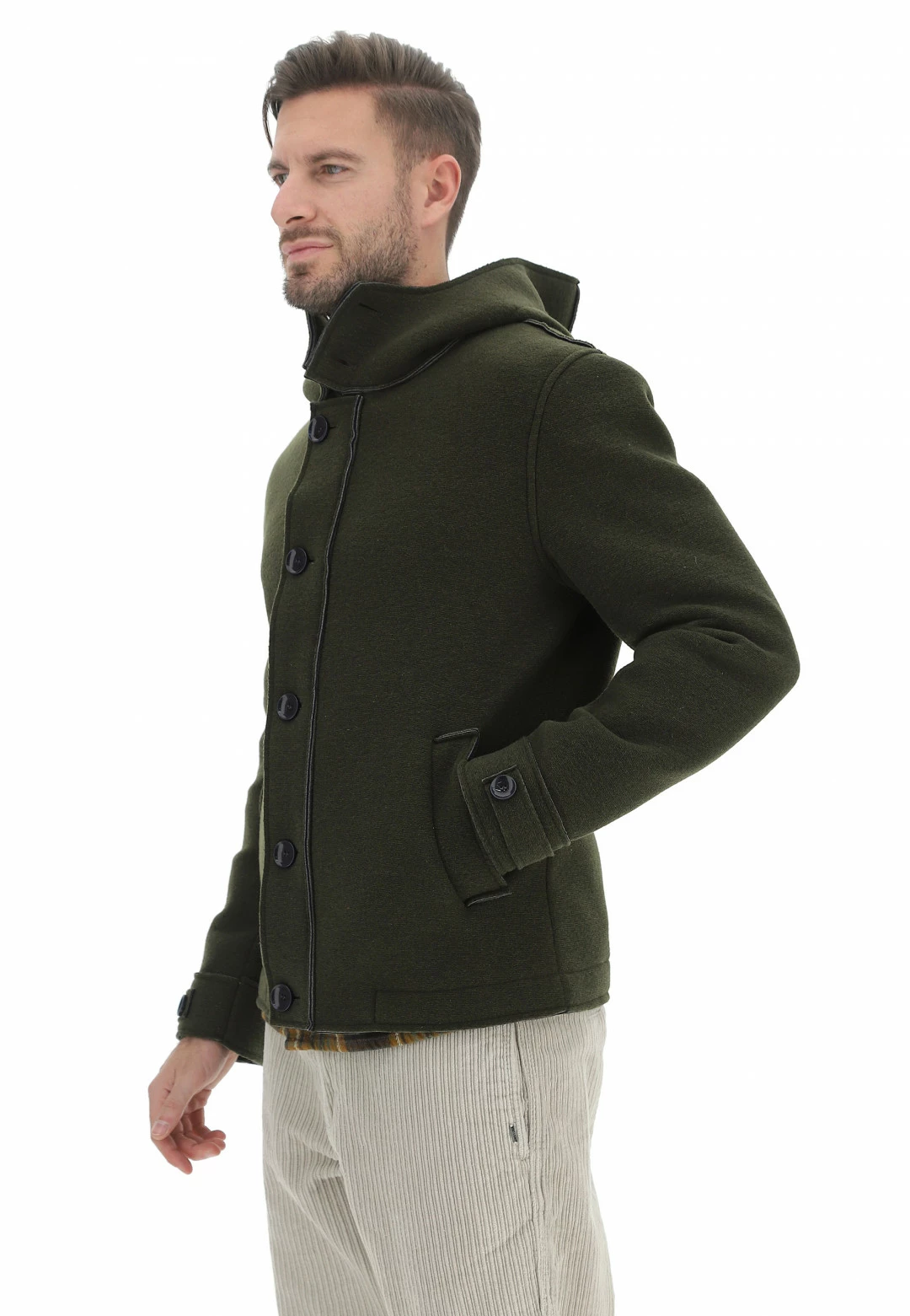 Smiling London Giubbino Neoprene Con Cappuccio Aff Uomo 4 Smiling London Giubbino Neoprene Con Cappuccio Aff Uomo - immagine 2