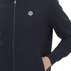 Felpa Con Collo A Fascia North Sails Basic Full Zip Uomo -Lacoste shop 5e8b8f5c76f9e467f674758a94de5f99