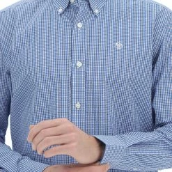Camicia North Sails Uomo Con Microfanatsia A Quadri All Over -Lacoste shop 5ed7a2ef920ab9850d9c05ee8aaf06d8