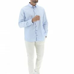 Camicia Uomo Bugatti In Cotone Tinta Unita Con Bottoni A Contrasto -Lacoste shop 606020d26438864681fd430ca6c605c1